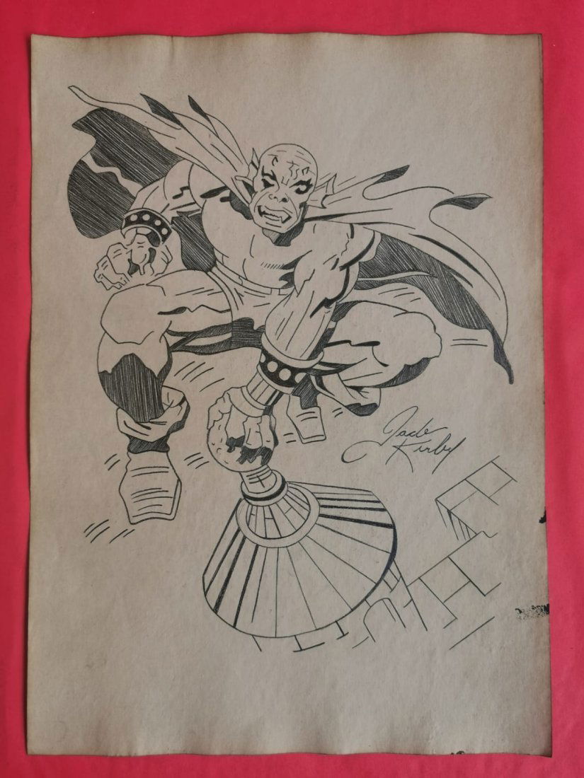 Jack Kirby drawing on paper - In the style of (1 of 4)
