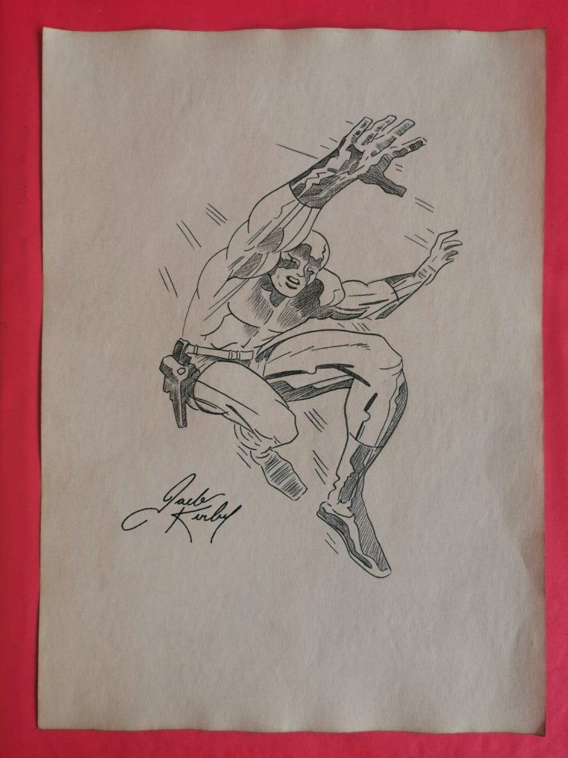 Jack Kirby drawing on paper - In the style of (1 of 4)
