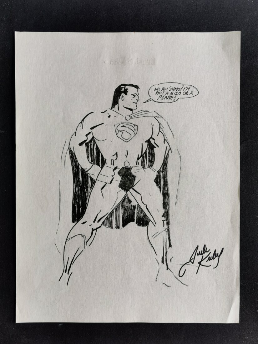 Jack Kirby drawing on paper - In the style of: In the Style of Jack Kirby Drawing on paper-------------------Measures: 12" x 8" Inches aprox---------------------------------- Jack Kirby was an American comic book artist, writer and editor, widely