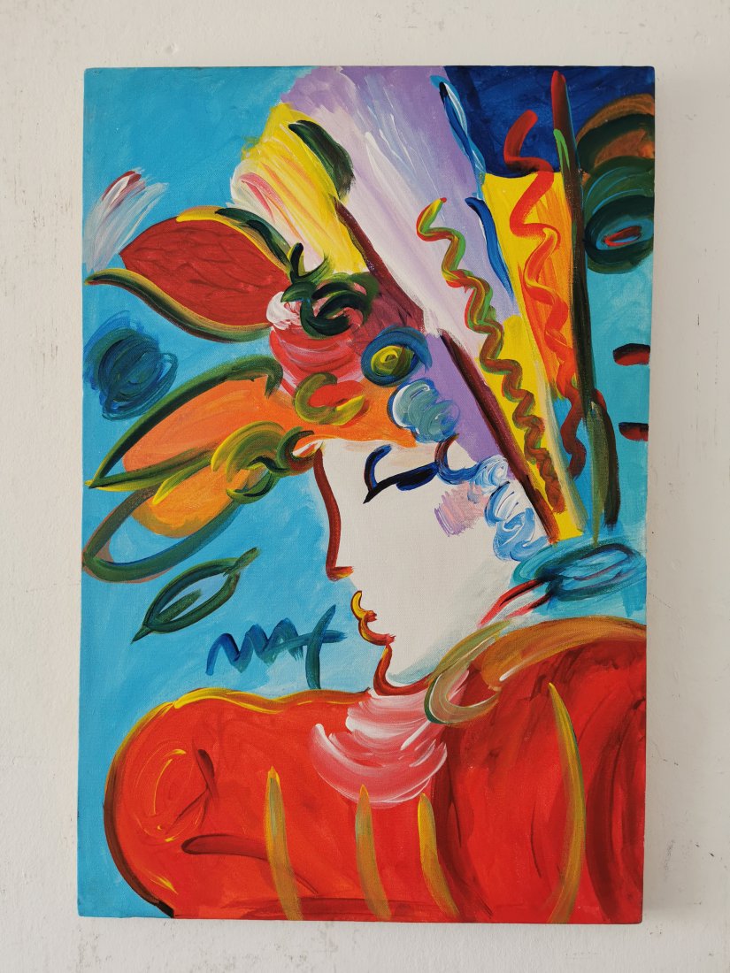 Peter Max Oil on Canvas painting - In the style of (1 of 9)