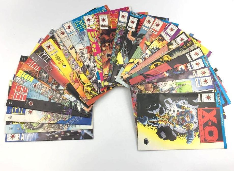 Valiant Comic Collection Magnus Robot Fighter & More!: Harbinger #4 April Valiant Magnus Robot Fighter #54 Sep-95 Valiant Cover Info: The Revenge of RAI Magnus Robot Fighter #13 Jun-92 Valiant Magnus Robot Fighter #14 Jul-92 Valiant Magnus Robot Fighter #