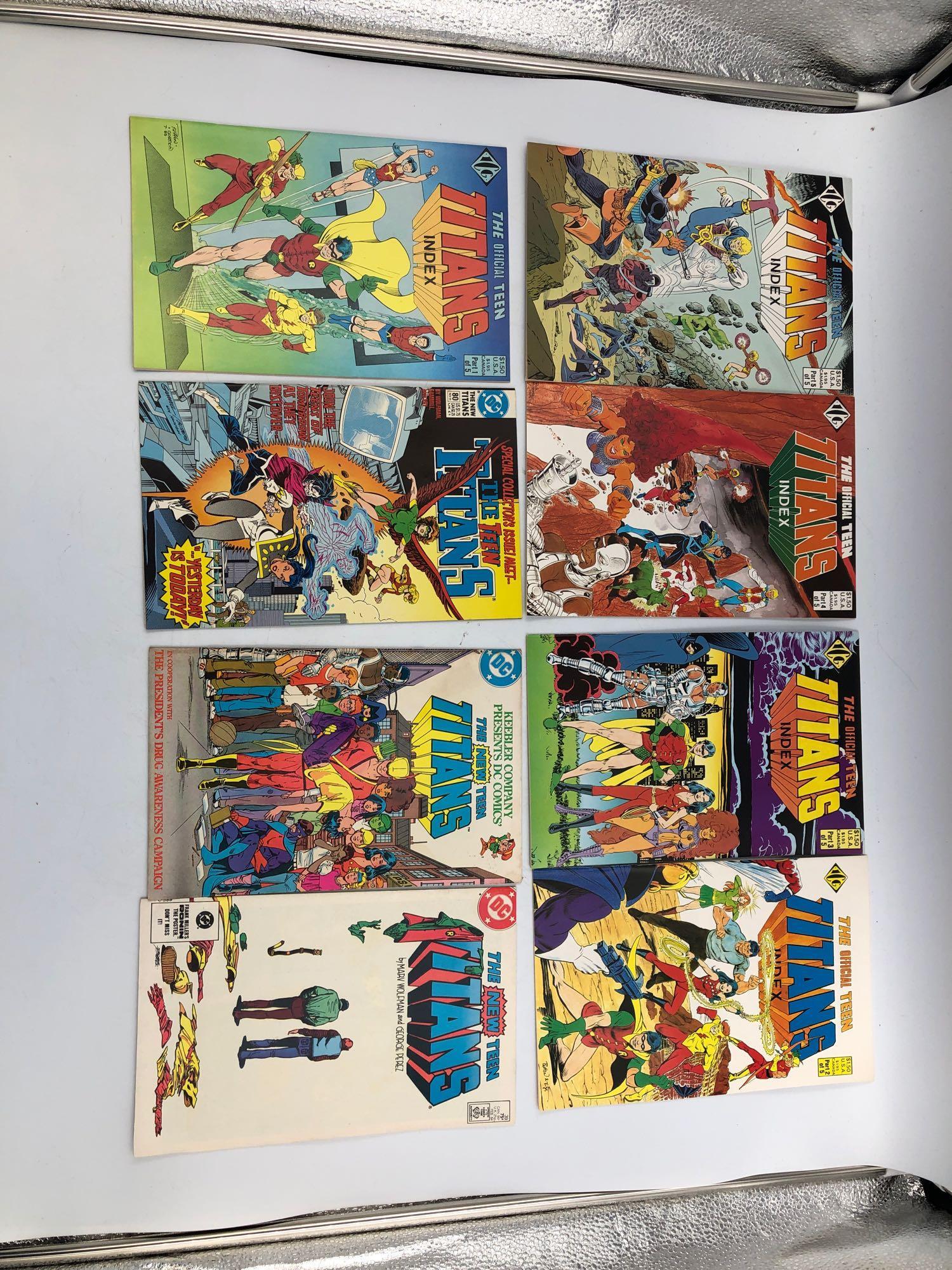 The New Titans, Official Teen Titans Index: The New Teen Titans #39 Feb-84 DC The New Teen Titans #80 Nov-91 DC Cover Info: Ã¢€Â¦Yesterday Is Today! The New Teen Titans #1 1983 DC Cover Info: Keebler Company Presents Dc Comics' The Off