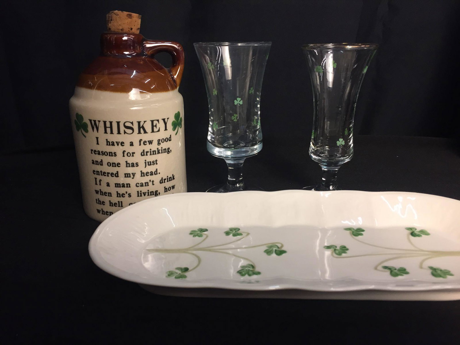 Irish China & some Misc. Linen Items (1 of 14)