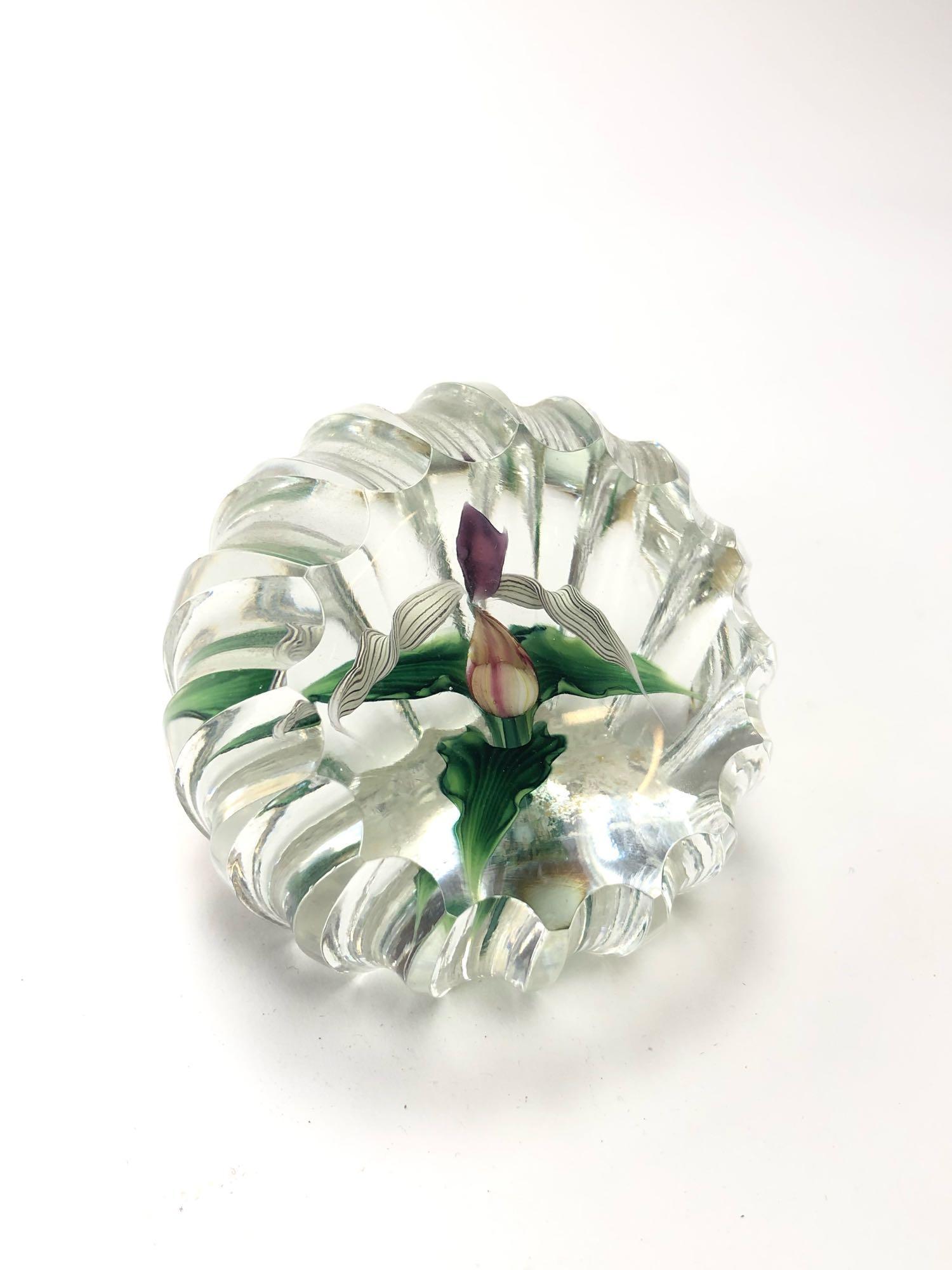 1988 Signed Lundberg Studios Paper Weight (1 of 6)