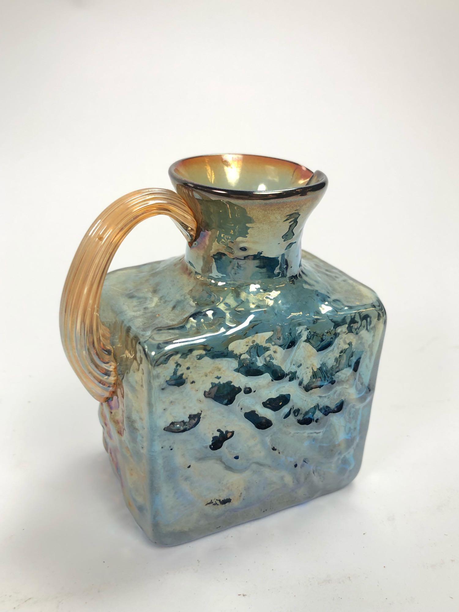 Vintage Carnival Glass Small Pitcher (1 of 7)