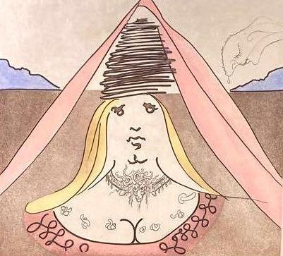 Salvador Dali (1904-1989), Lady Dulcinea (1 of 5)