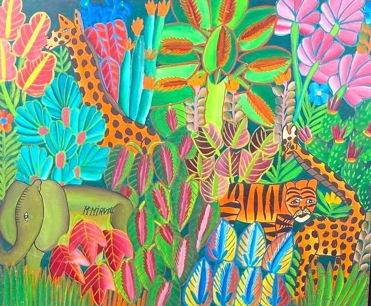 M. Mirvil(1930-1998), Untitled Jungle (1 of 5)