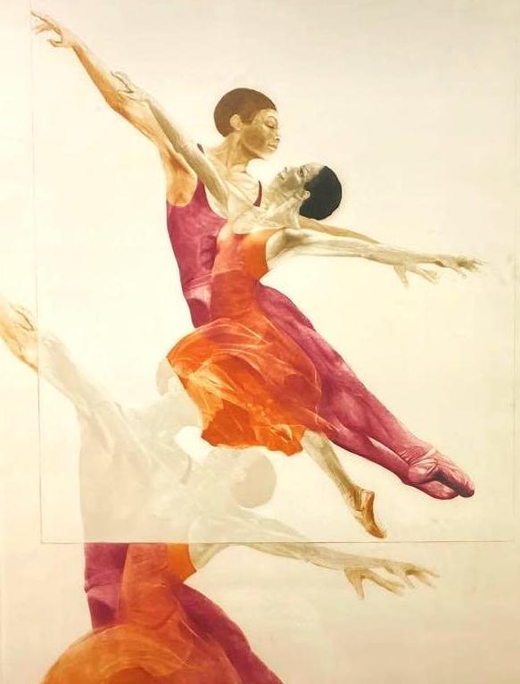 G. H. Rothe , Ballet Picture II: G. H. Rothe , Ballet Picture IIOrigin: AmericanMedium: Lithograph on PaperDimensions: Frame: 43" x 35" Art: 25" x 23"Condition: ExcellentAdditional Information: Signed and title at the bottom of the p
