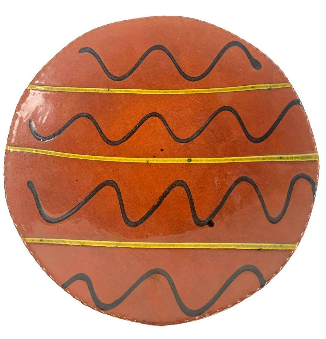 Lester Breininger, Sunny: Lester Breininger, SunnyOrigin: American, Robesonia, PA 1987Medium: ClayDimensions: Art: 1" X 9.5" Condition: ExcellentAdditional Information: Signature, location, and the date on the bottom of the pl