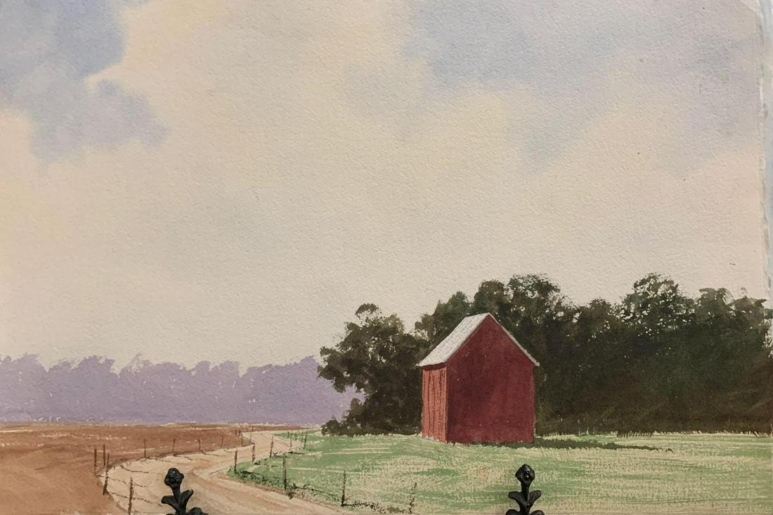 Robert Burnell (1972-2000),  Untitled Practice Art (1 of 3)