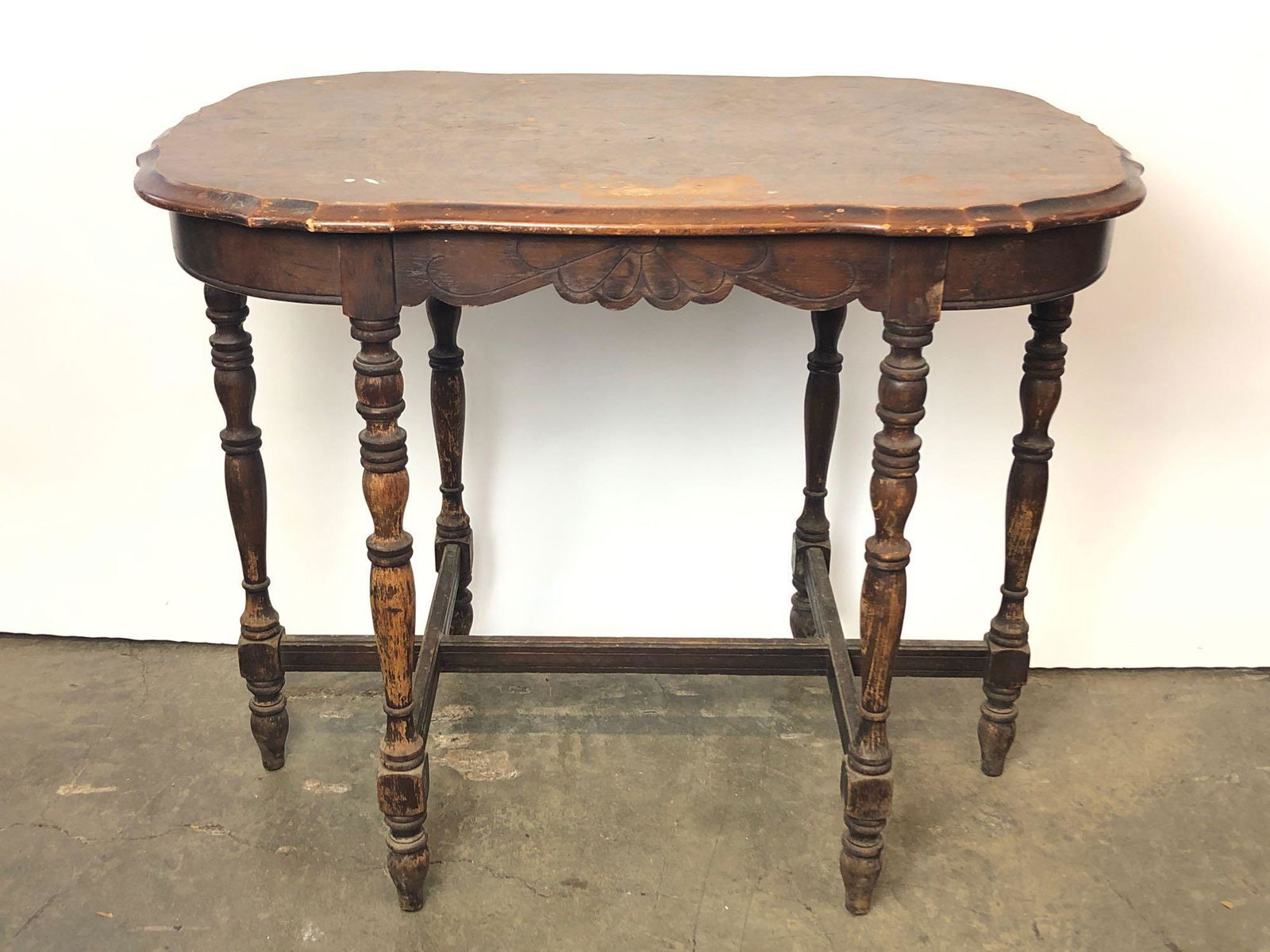 Antique 6-Leg Table (1 of 7)