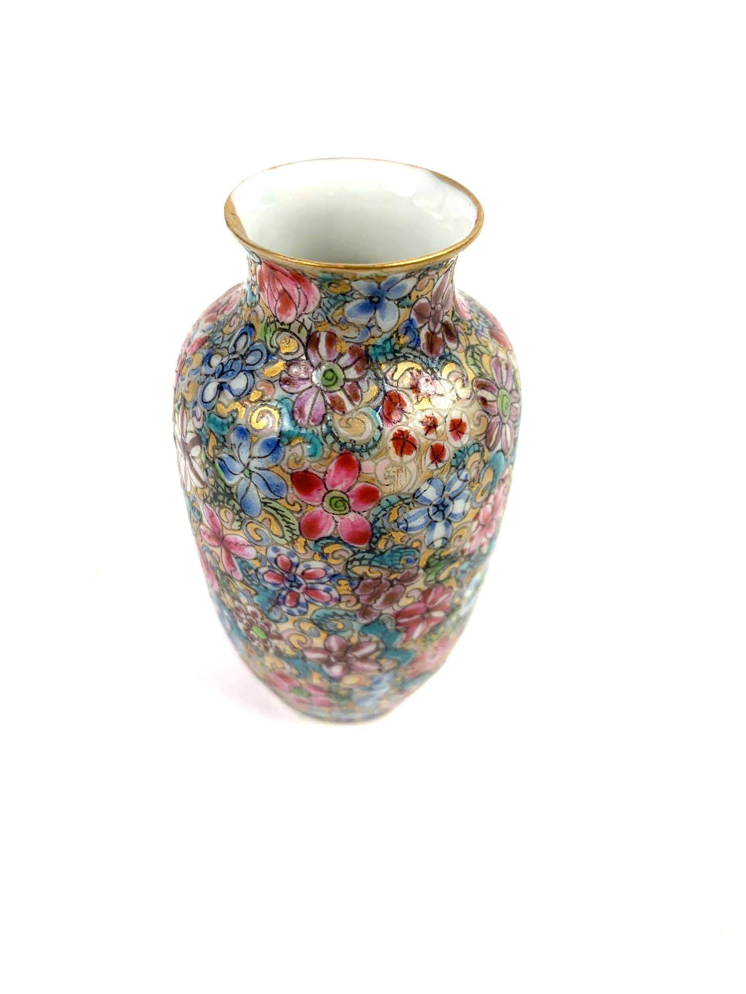 Porcelain Cloisonne' Miniature Vase (1 of 2)