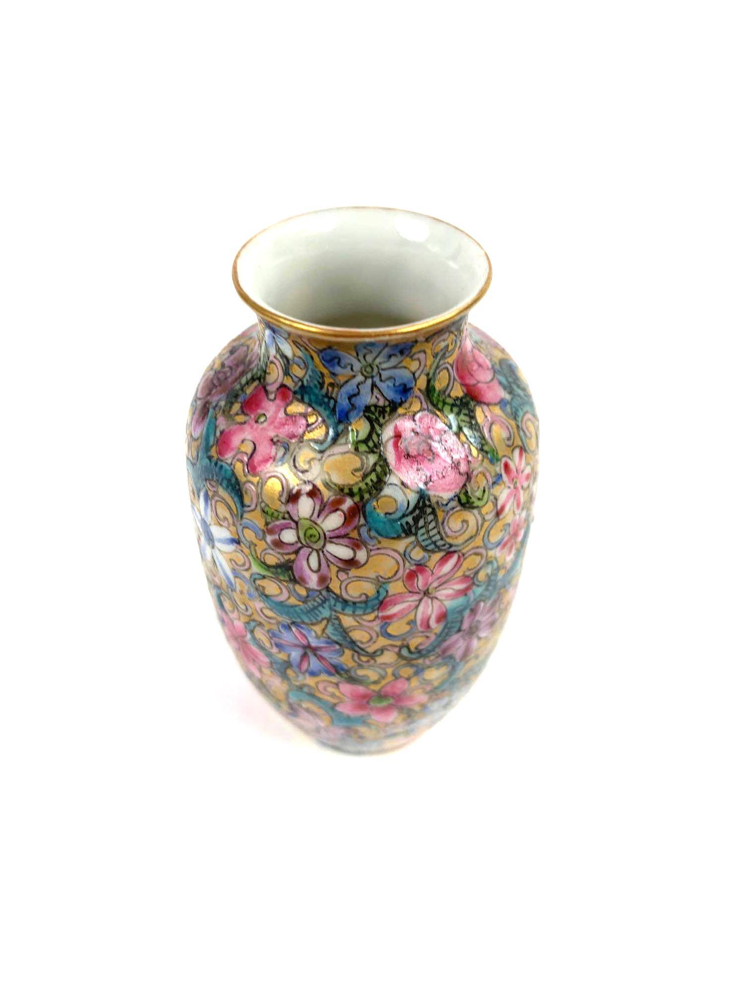 Porcelain Cloisonne' Miniature Vase (1 of 2)