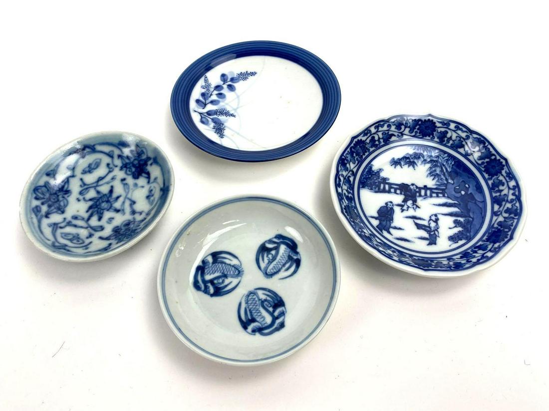 Mixed Japanese Porcelain Sauce and Soy dishes. (1 of 2)