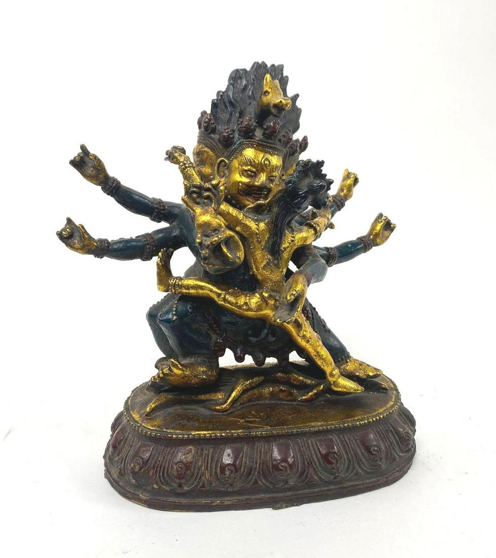 Buddhist Deity Varjrabhirava with Consort (1 of 3)