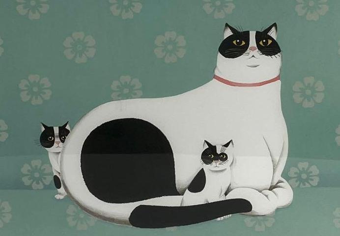 Jan Balet, Cat Family (1 of 6)