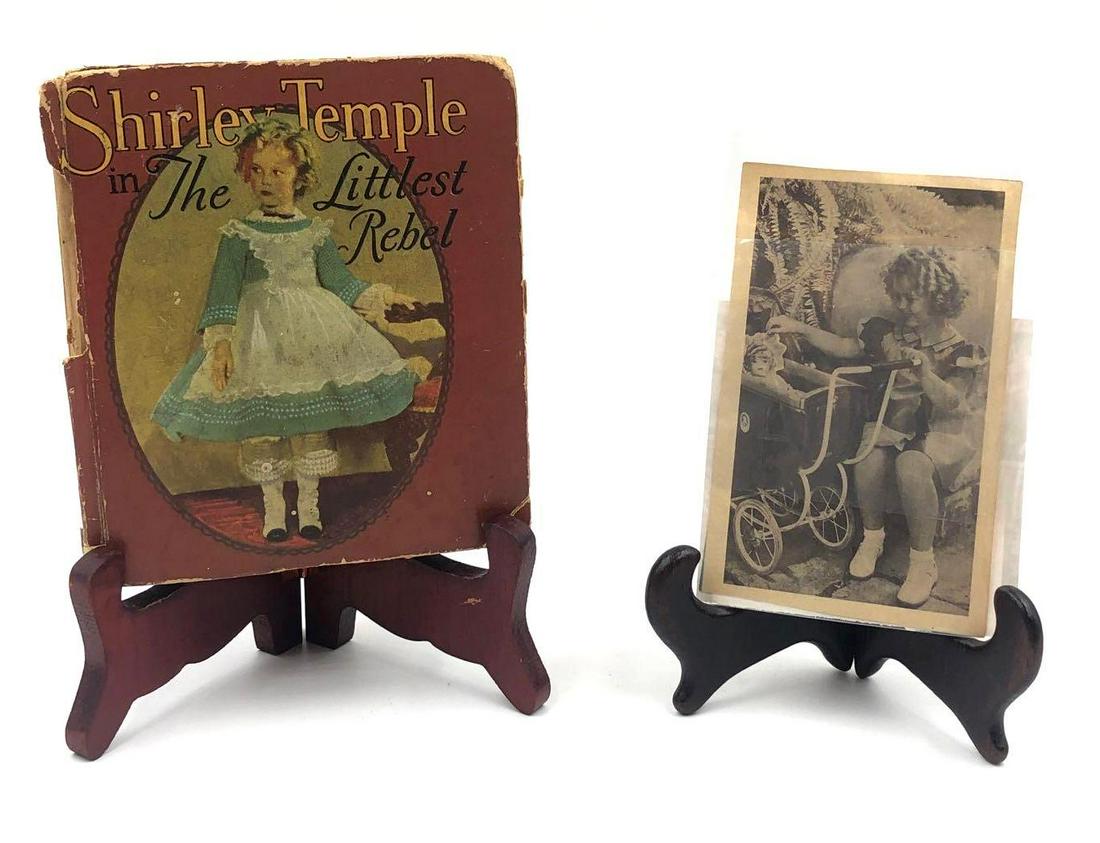 Vintage Shirley Temple Book and Print (1 of 7)