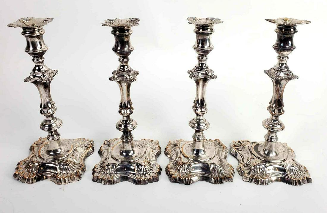Silver Plate Candlesticks (1 of 7)