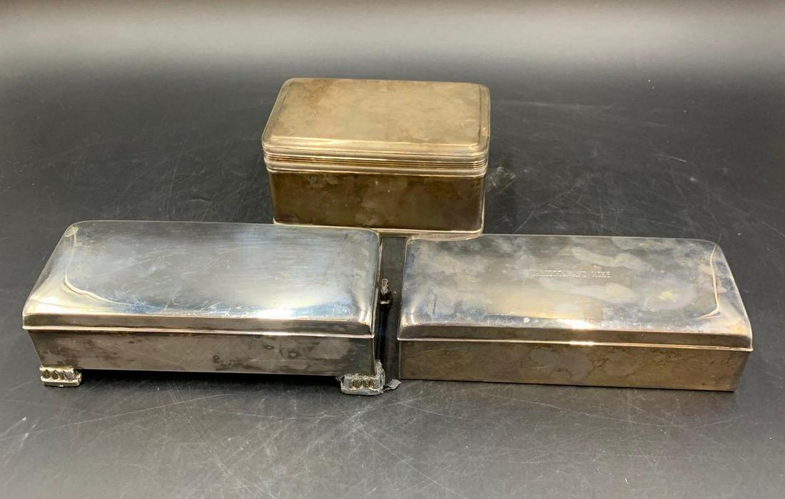 Silver-plate Trinket Boxes (1 of 17)
