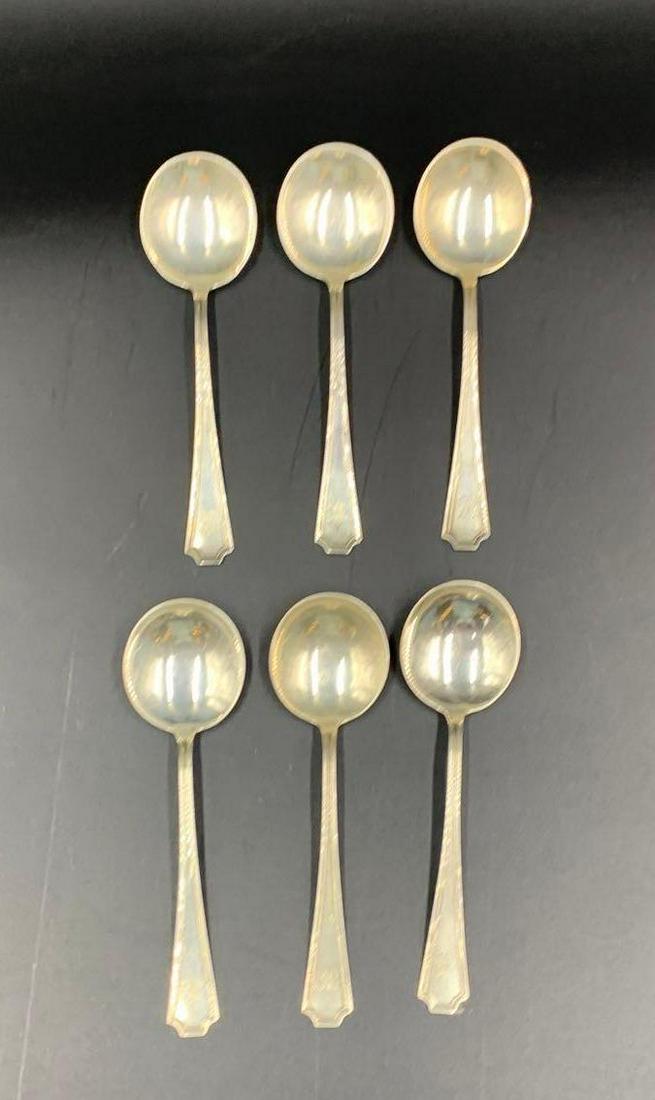 Gorham Sterling Silver Soup Spoons (1 of 4)