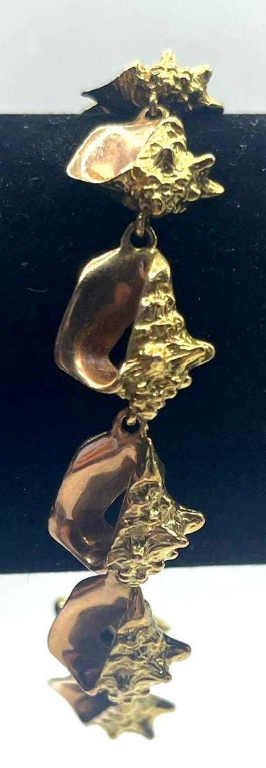 14kt Gold Conch Shell Bracelet (1 of 5)