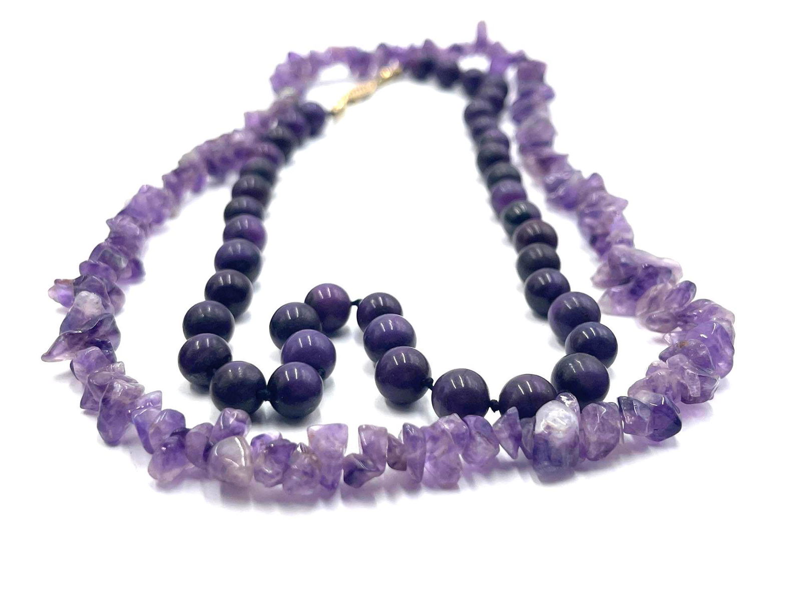 2 Amethyst Necklaces (1 of 8)