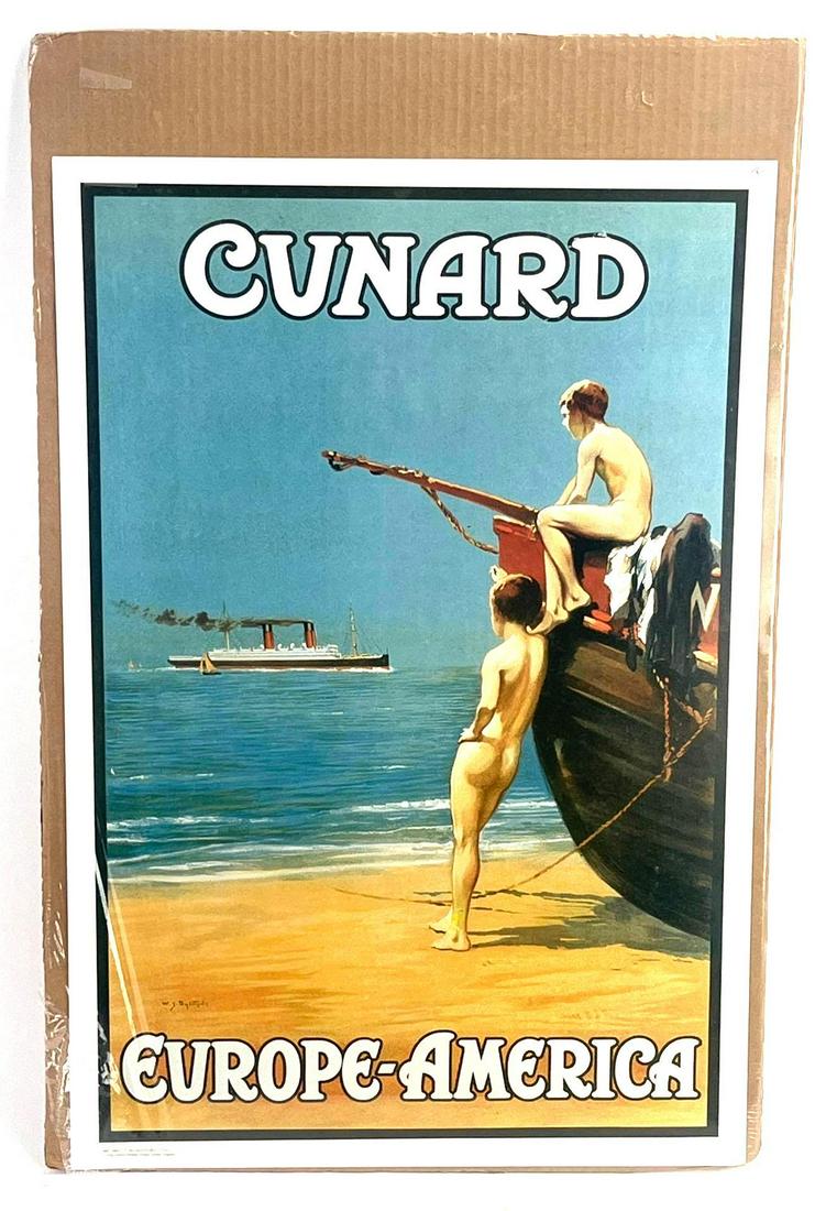 Vintage Travel Cunard Europe-America Print (1 of 4)