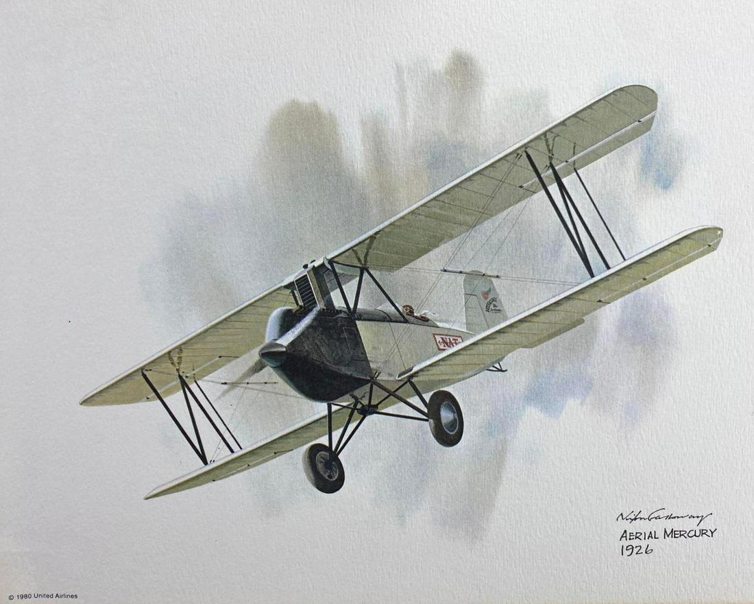 Nixon Galloway, Aerial Mercury Lithograph (1 of 6)