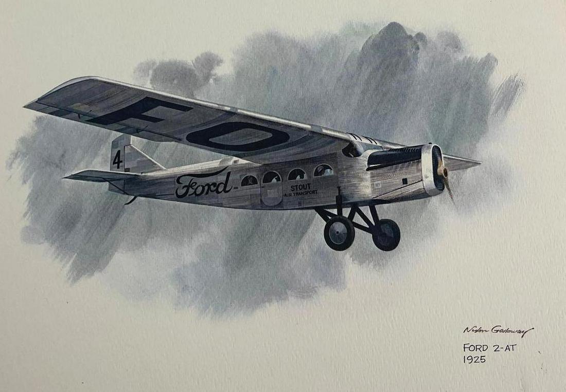 Nixon Galloway, Ford 2- AT Lithograph (1 of 4)