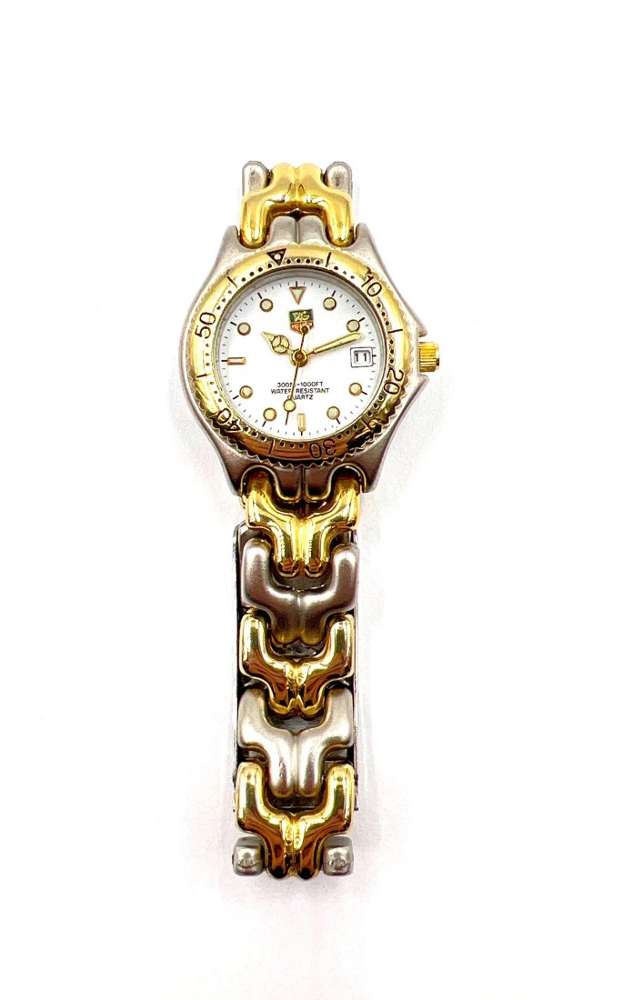 TAG Heuer Two Tone Stainless Steel and Gold Tone Watch and Band (1 of 5)