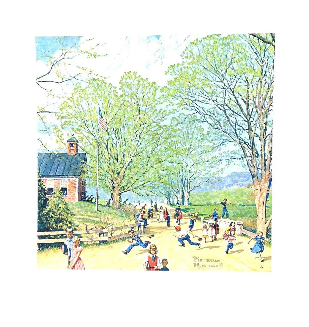 Norman Rockwell, Four Seasons, Lithograph Set (4 Prints): Norman Rockwell, Four Seasons, Lithograph Set (4 Prints) Origin: American, North Carolina, 1989 Medium: Print Dimensions: 16 x 17 Inches Condition: Excellent Additional Information: Set of four Norman