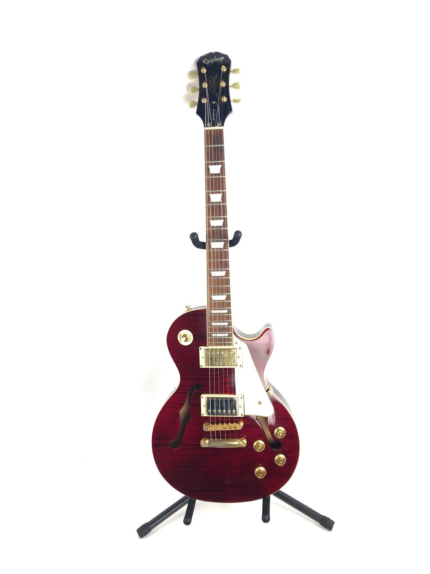 Epiphone Les Paul Florentine Trans Red semi-hollowbody electric guitar (1 of 18)