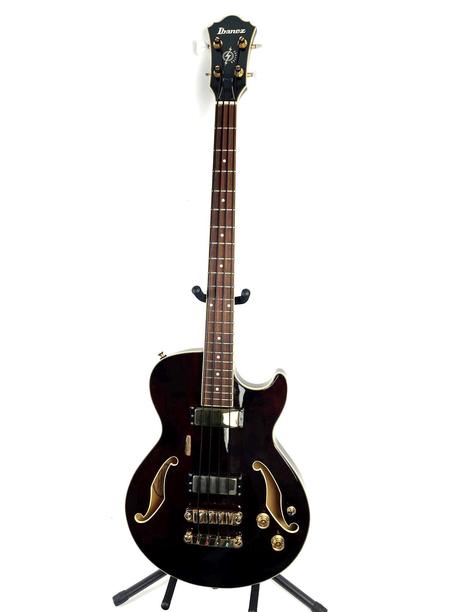 Ibanez Artcore AGB200 Semi-Hollow Body Transparent Brown 4-String Electric Bass (1 of 15)