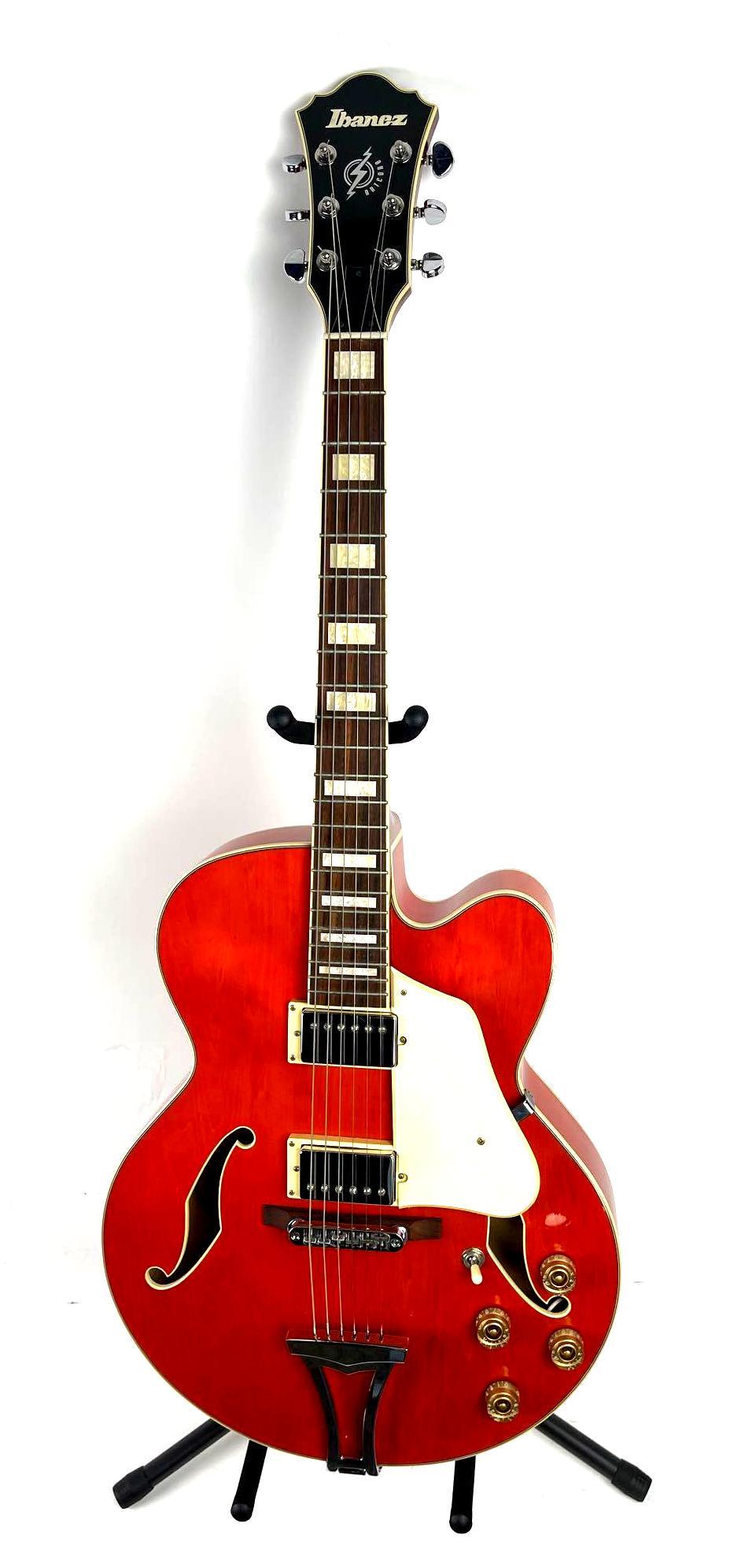 Ibanez Artcore AF75D Hollow Body Transparent Orange 6-String Electric Guitar (1 of 13)