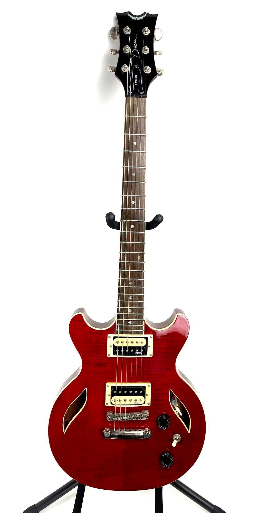 Dean Sarasota Hollow Body 6-String Cherry Electric Guitar (1 of 12)
