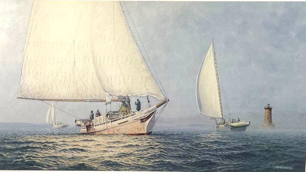 John Morton Barber, Fog over Bloody Point Bar (1 of 7)