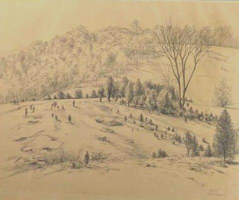 Ben Berns, Tennessee Landscape, 1977 (1 of 6)