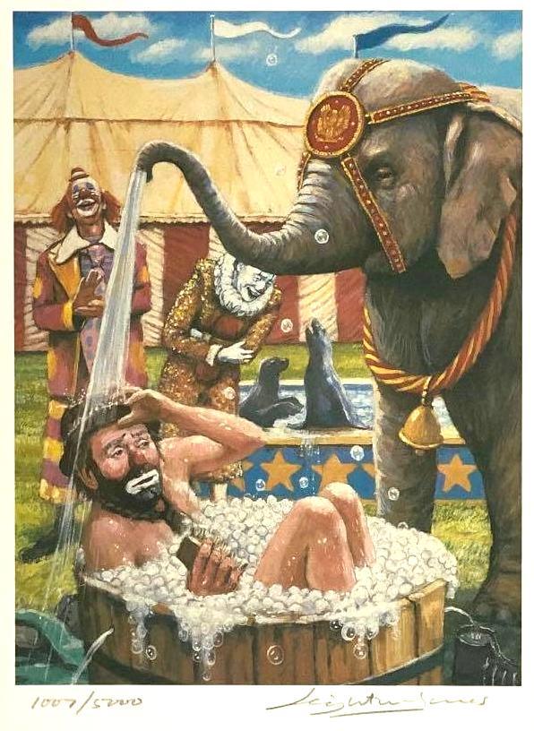 Barry Leighton-Jones, Emmett Kelly - Bath Time (1 of 6)