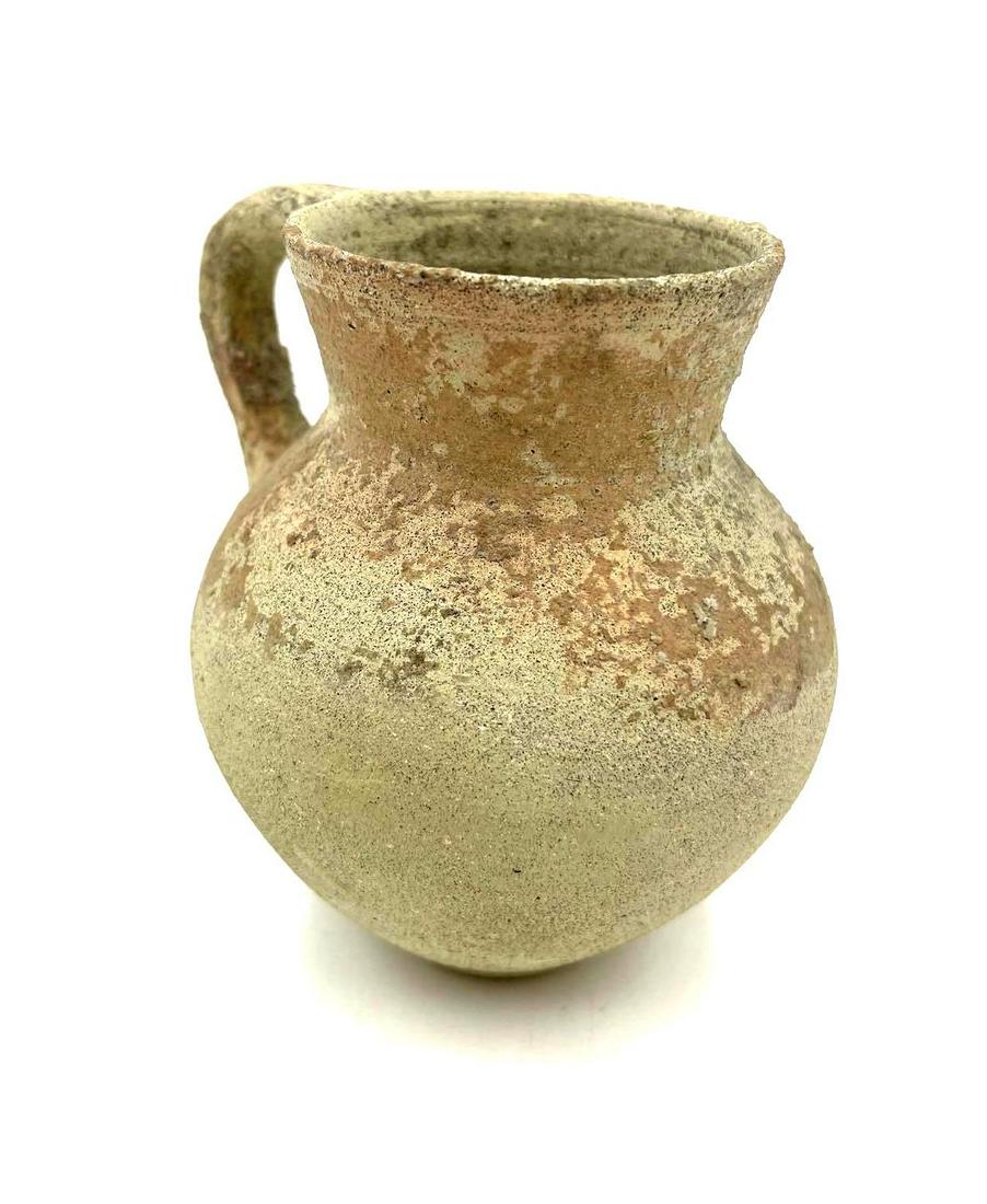 Greco Roman Pottery Jug With Handle Auction