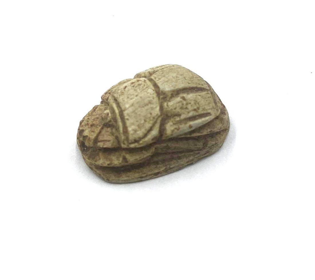 Egyptian Scarab Amulet with Hieroglyphs (1 of 5)