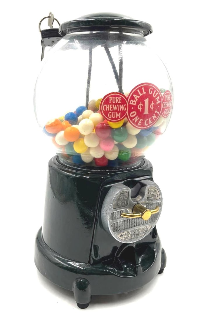 Forest Green Gumball Machine (1 of 6)
