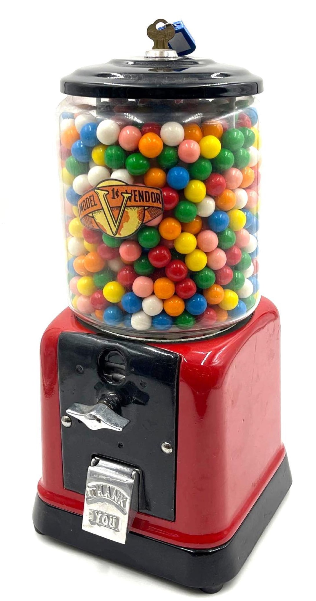 Victor Model V Red Gumball Machine (1 of 7)
