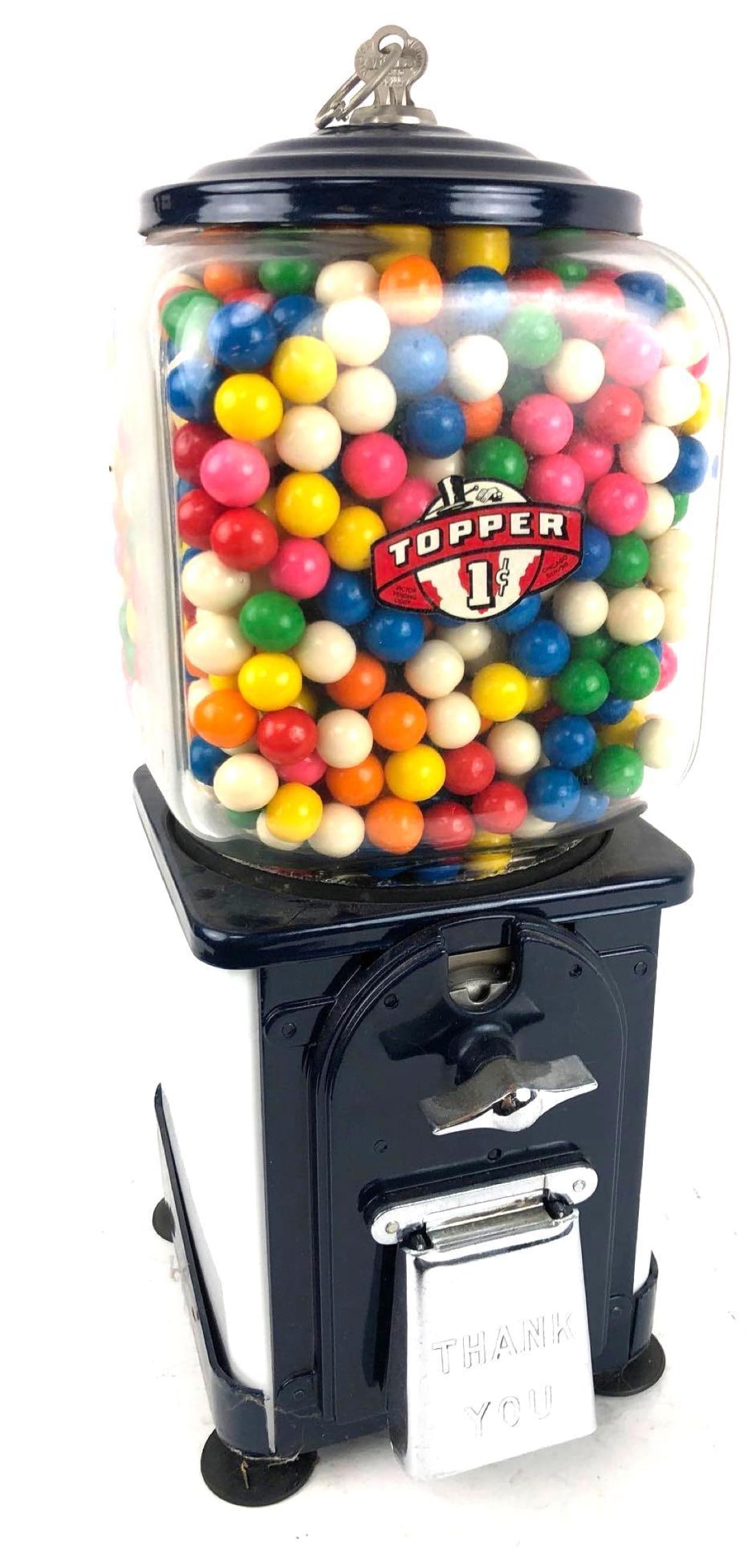 Victor Topper White  Gumball Machine (1 of 8)