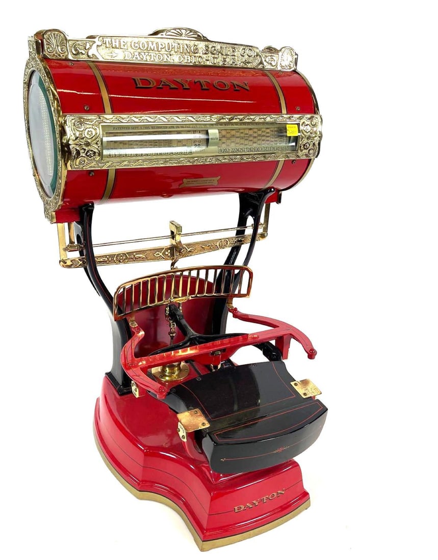 Antique Red Dayton Barrel Scale (1 of 20)