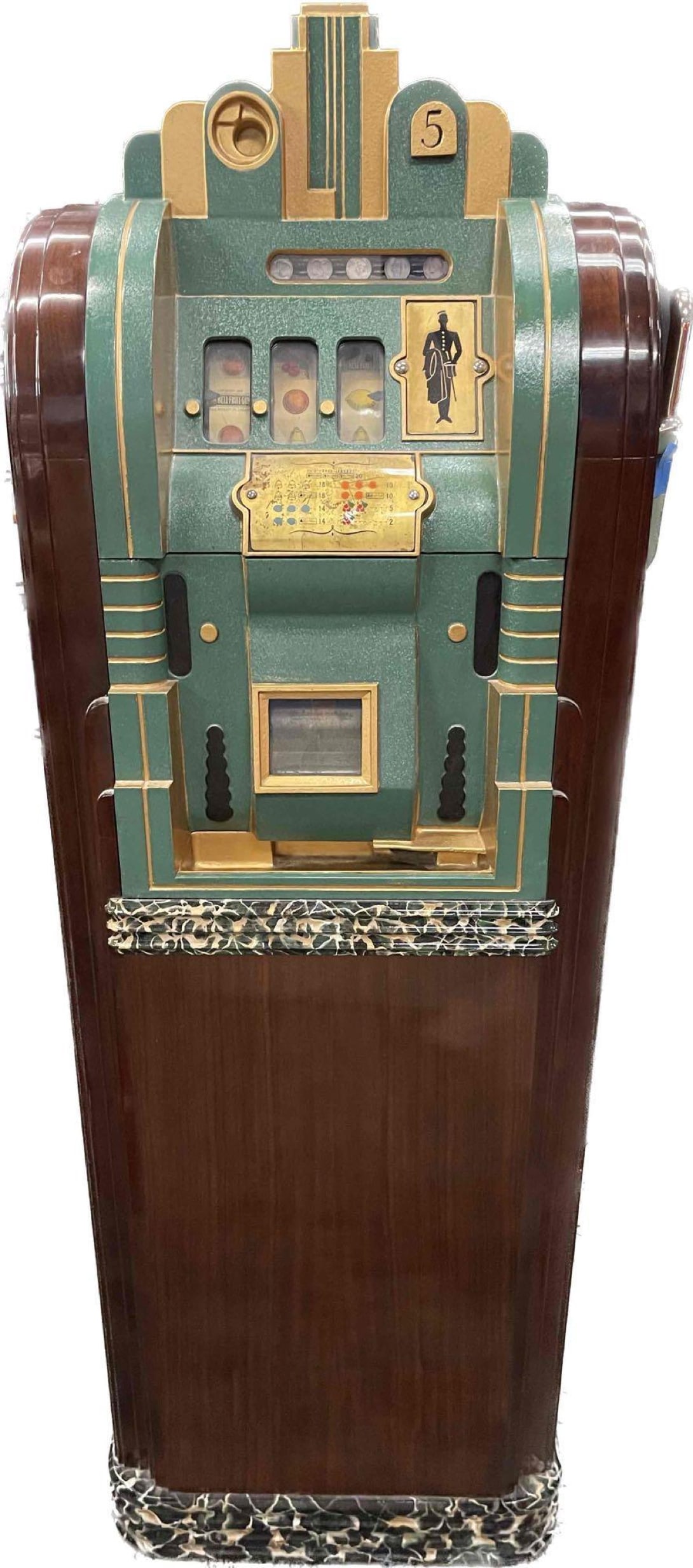 Mills Novelty 5 Cent Page Boy Slot Machine Auction