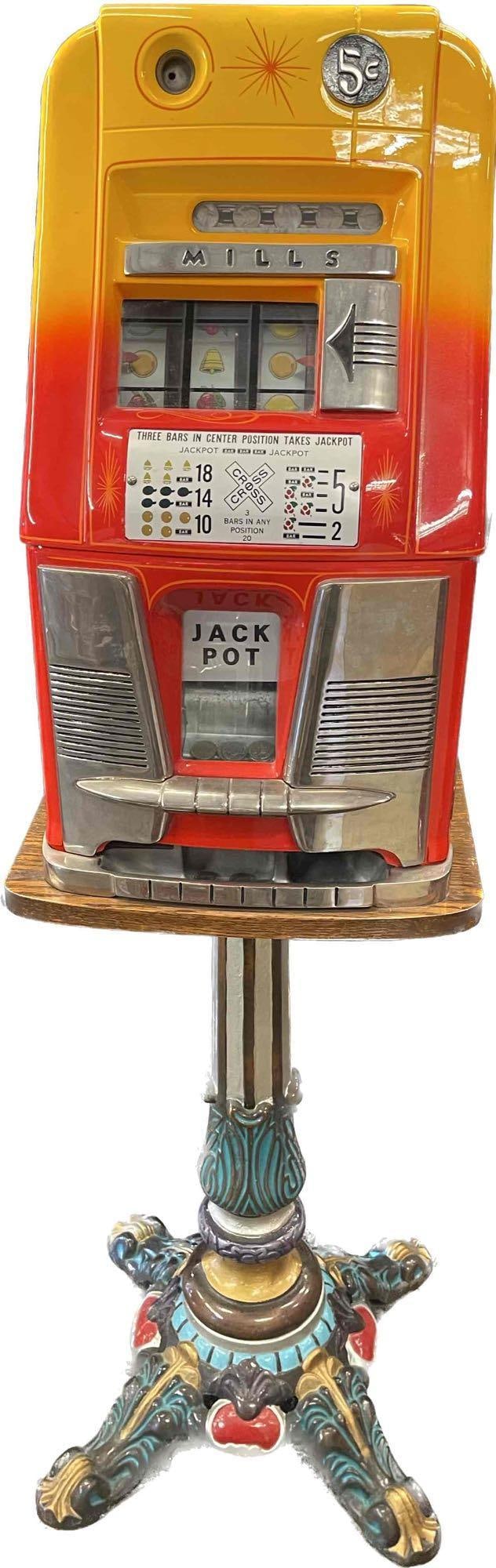 5 Cent Mills Novelty Company Slot Machine Auction