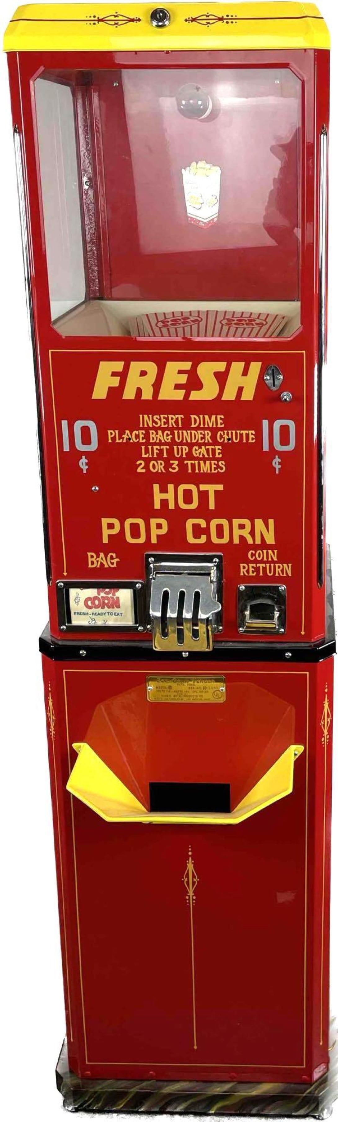 Vintage PopCorn 10 Cent Vender Machine (1 of 14)