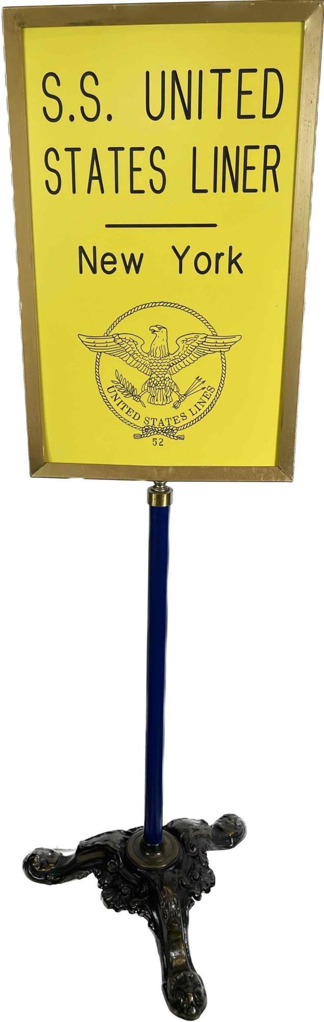 SS United Stater Liner New York Sign (1 of 7)