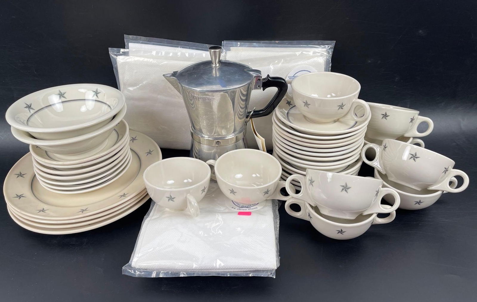 Vampa Espresso Maker, Lamberton China, and Napkins (1 of 13)