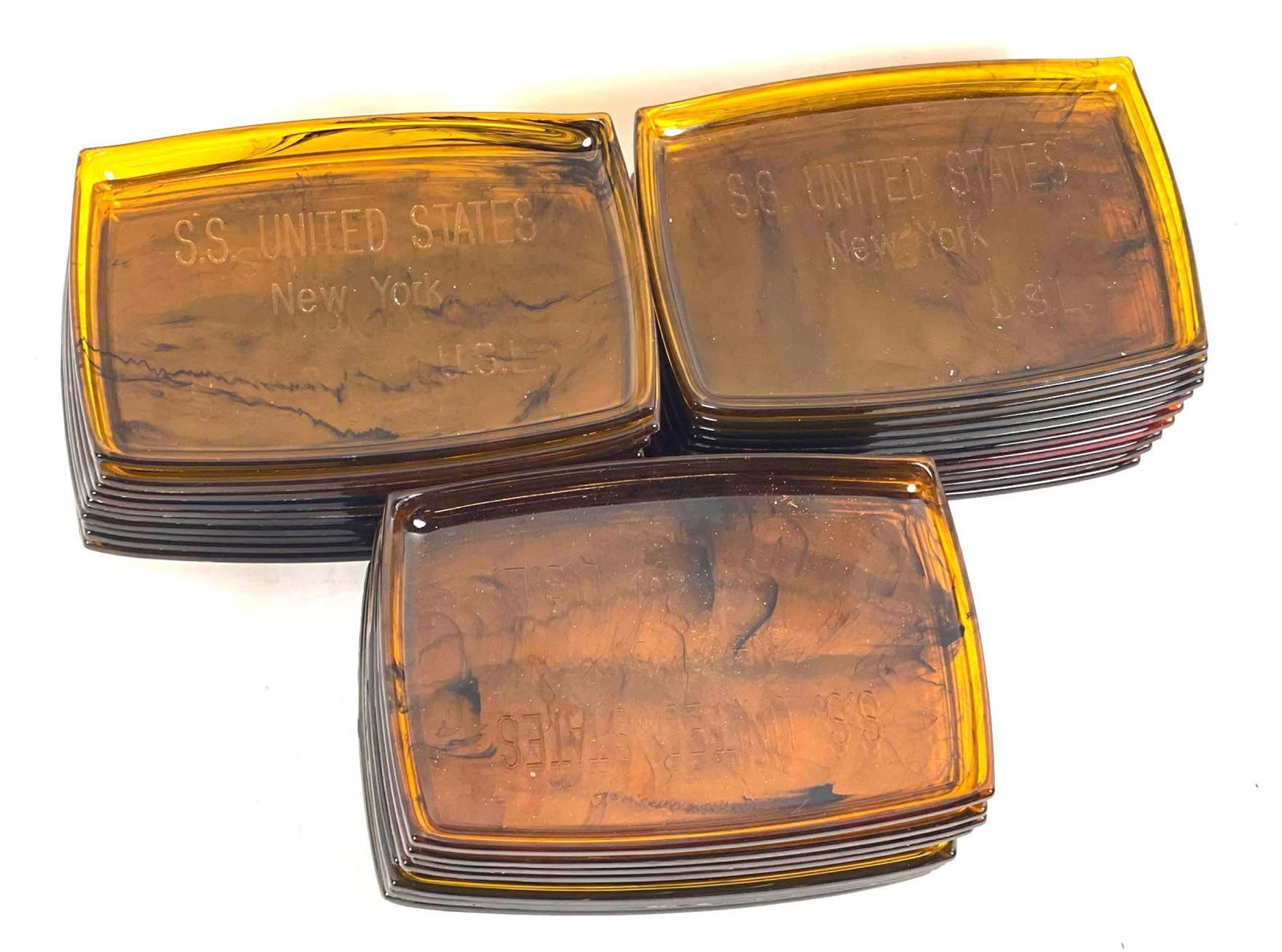 S.S. United States New York USL Trays (1 of 6)